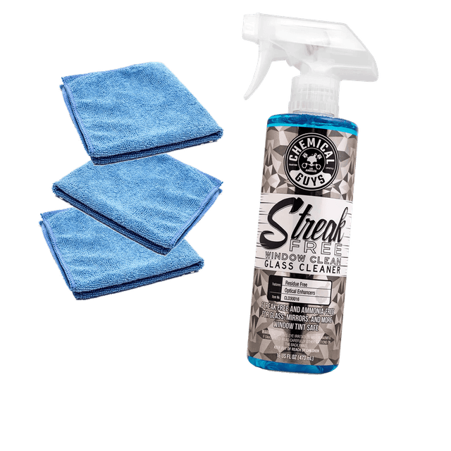 Glass Cleaning Kit (3 cloths)