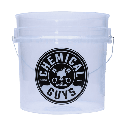Chemical Guys Heavy Duty Ultra Clear Detailing Bucket, 4.25 Gal