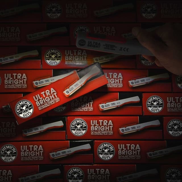 Chemical Guys Ultra Bright uzlādējams pulēšanas inspekcijas divkāršais apgaismojums