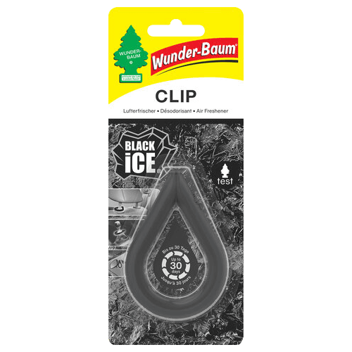 Wunder-Baum Air Freshener (CLIP) - Black Ice