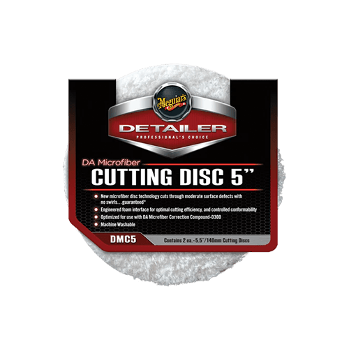 Meguiar's® DA Microfiber Cutting Disc - 12,7 см, DMC5, упаковка из 2 шт.