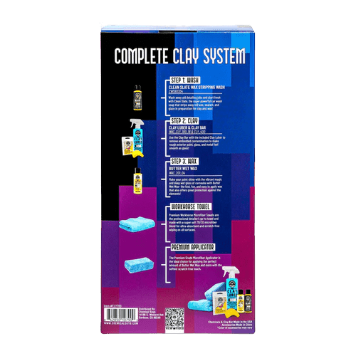 Chemical Guys Kėbulo Priežiūros Rinkinys - Complete Clay System