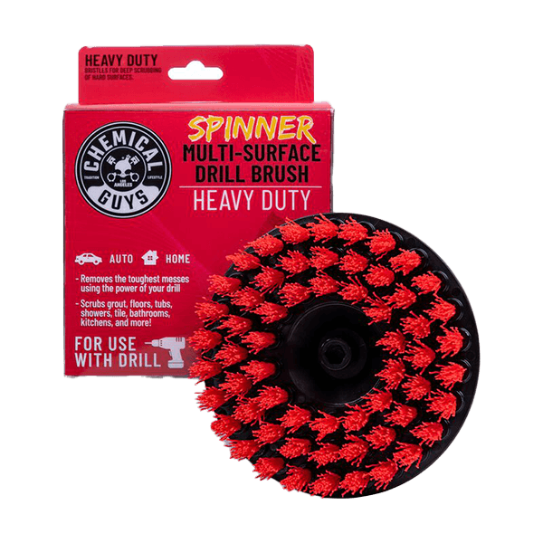 Chemical Guys Spinner Carpet Drill Cleaning Brush - Heavy Duty