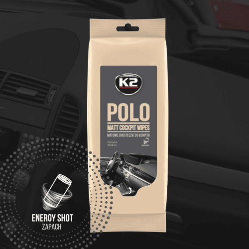 K2 Drėgnos Plastiko Valymo Servetėlės - Polo (24 vnt.)