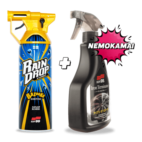 SOFT99 Rain Drop Bazooka + Iron Terminator